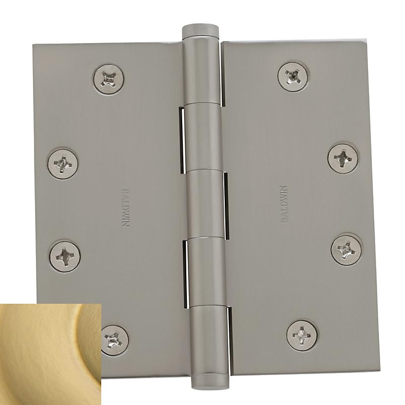Baldwin 1045.I 4-1/2" Mortise Door Hinge Satin Brass