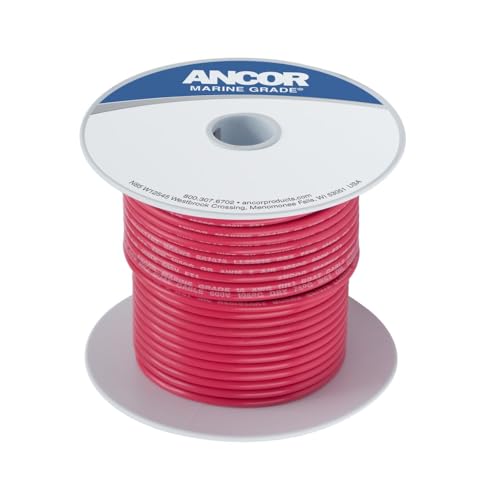 Ancor Marine Grade Primary Wire 14 AWG 100ft Red