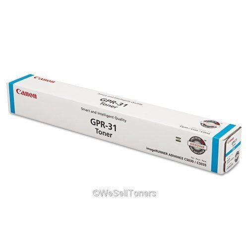Canon GPR-31C 2794B003AA ImageRunner Advance C5030 C5035 C5235 C5240 Toner Cartridge (Cyan) in Retail Packaging
