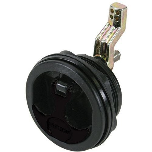 Whitecap T-Handle Latch Zamac/Black Nylon