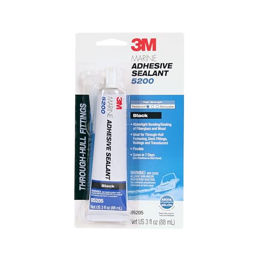 3M 05205 3 Oz Black Marine Adhesive Sealant