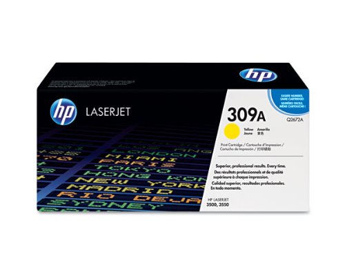 Q2672A Yellow Compatible Toner Cartridge for HP Color LaserJet 3500 Color LaserJet 3500n Color LaserJet 3550 Color LaserJet 3550n