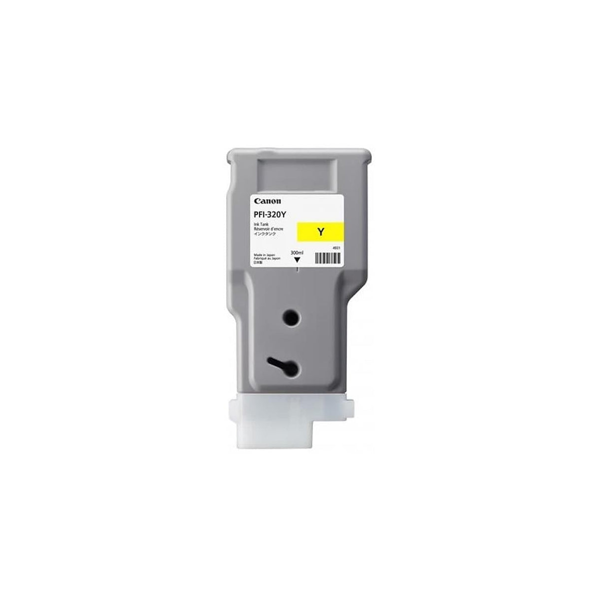 Canon PFI-320Y (2893C001AA) High Yield Ink Cartridge (Yellow) in Retail Packaging