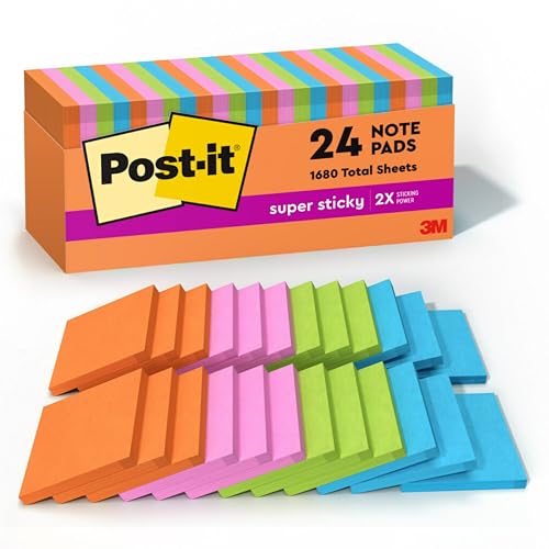 3M Post-it Super Sticky Notes