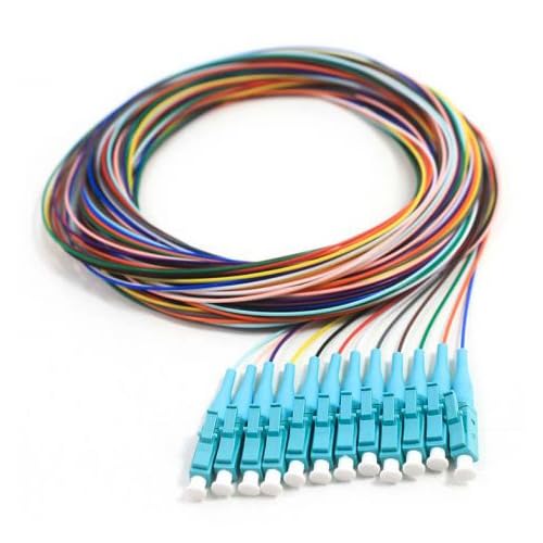 CableWholesale 12 Strand OM4 Fiber Pigtail 3m LC/PC