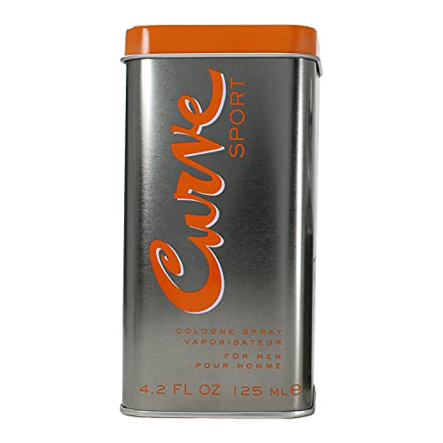 Curve Sport Men's Cologne Spray, Day or Night Fragrance Scent, 4.2 fl oz