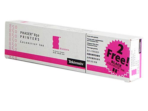Tektronix Magenta Colorstix for Phaser 850 (5 Magenta Plus 2 Free Black)