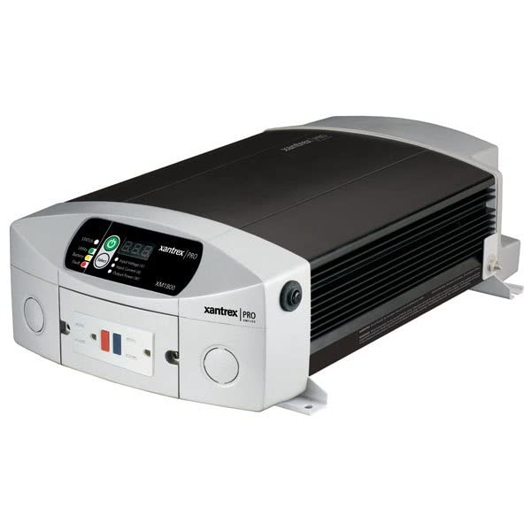 Xantrex 806-1810 Model XM 1800 Pro Series 12V Power Inverter; 1800W Inverter Easily Powers TVs, Small appliances, and Other Electronics; Built-in 15A Circuit Breaker to Protect GFCI Connected Loads