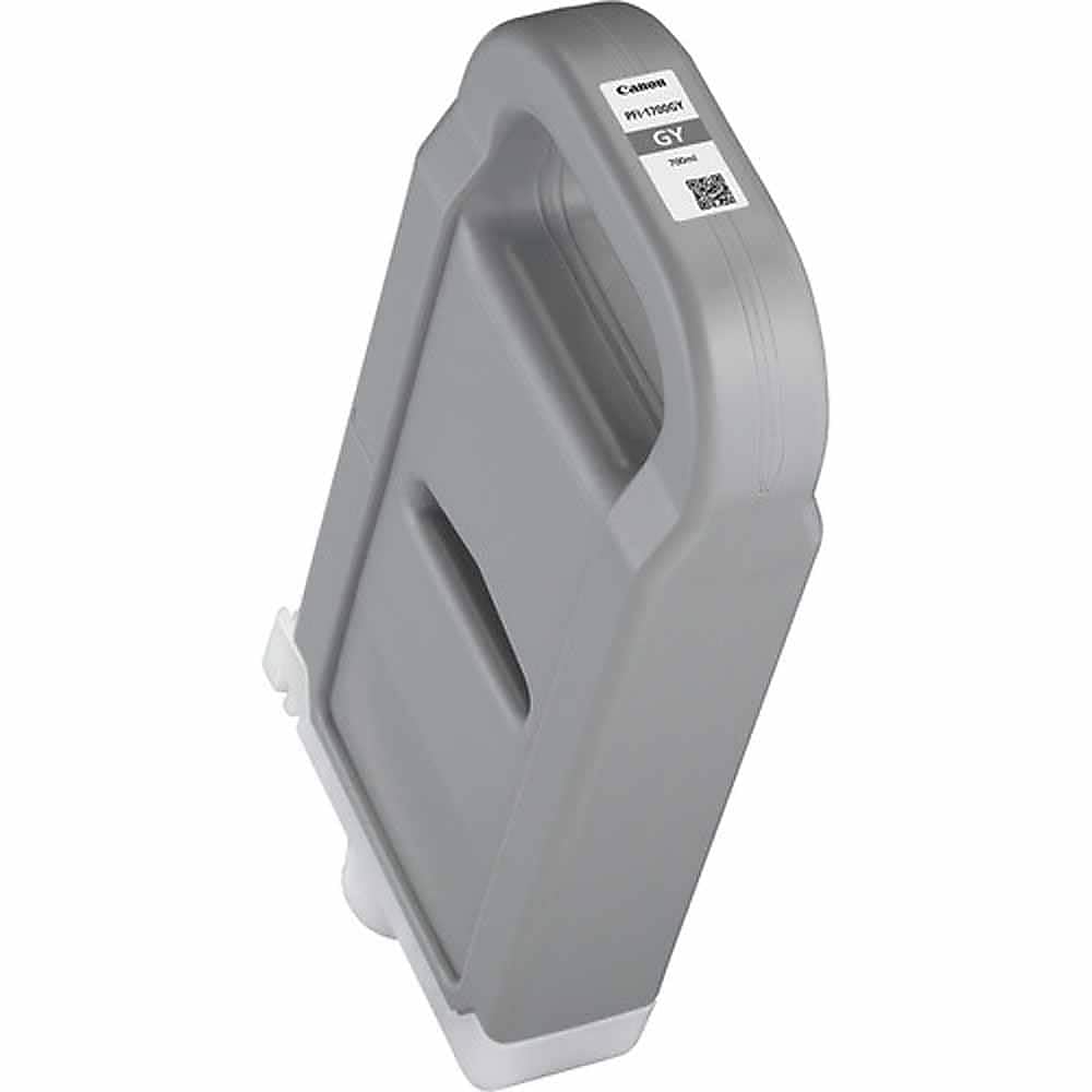 Canon PFI-1700 (0781C001AA) Standard Yield Ink Cartridge (Gray) in Retail Packaging