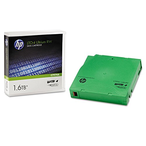 HP 1/2" Ultrium LTO-4 Cartridge, 2600ft, 800GB Native/1.6TB Compressed Capacity