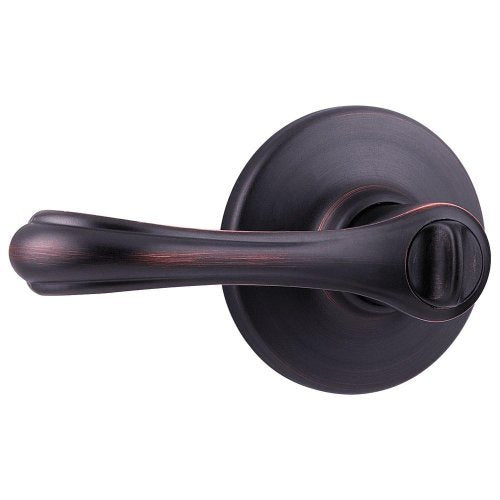 Kwikset 300DNL Dorian Privacy Lever in Venetian Bronze
