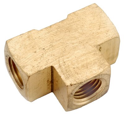Anderson Metals Brass Tee 1/8 in 756101-02 (10-Pack)