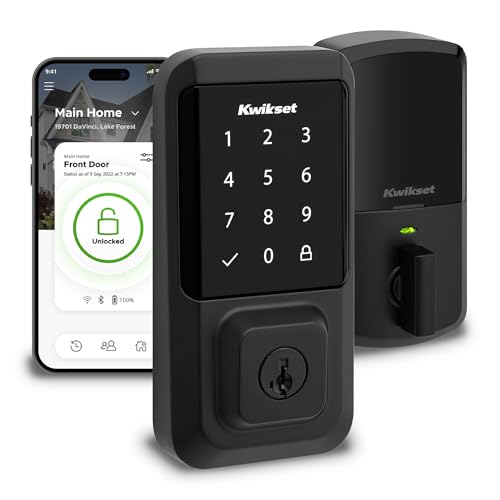 Kwikset Halo Wi-Fi Smart Lock Matte Black