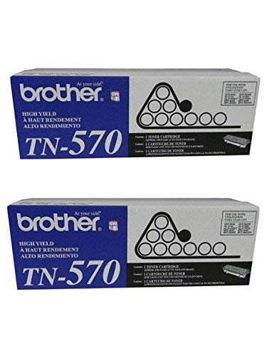 Brother TN570 High Yield Black Toner 2-Pack