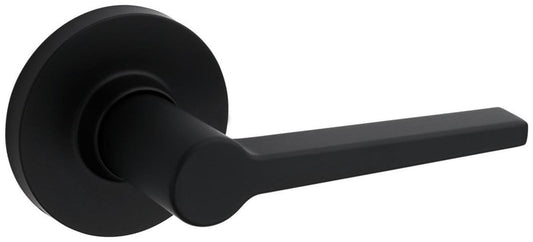 Kwikset Daylon Passage Door Lever Set Matte Black