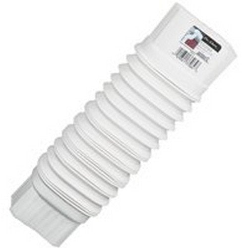 Amerimax White Plastic Gutter Elbow 2x3x7.5 in