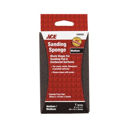Ace Jumbo Sanding Sponge 1099282 3"x5"x1"