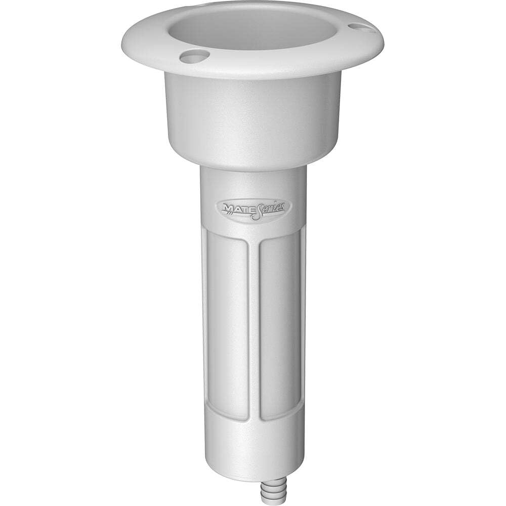 Mate Series 0° Plastic Rod & Cup Holder - White