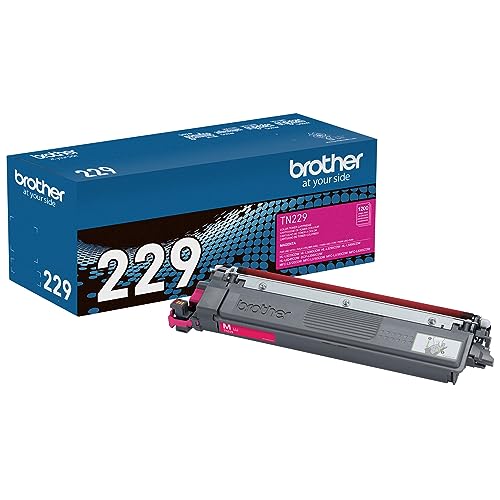 Brother Genuine TN229M Magenta Standard Yield Printer Toner Cartridge - Print up to 1,200 Pages(1)