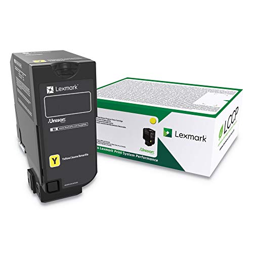 Lexmark High Yield Yellow Toner 74C0HYG 12,000 Pages