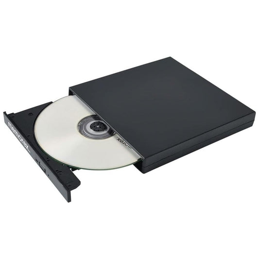 Memorex DVD and CD Writer, Includes 2 USB Cables, Black (MDW218B)