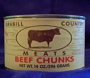 Grabill Canned Boneless Beef Chunks 13 oz