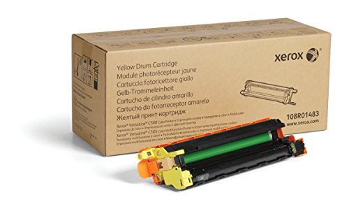 Xerox Genuine Yellow Drum Cartridge 108R01483-40 000 Pages for Use in Versalink C500/C505 Toner, 1 Size