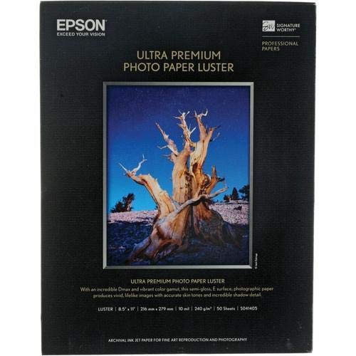 Epson Ultra Premium Photo Paper 8.5x11 50-Pack