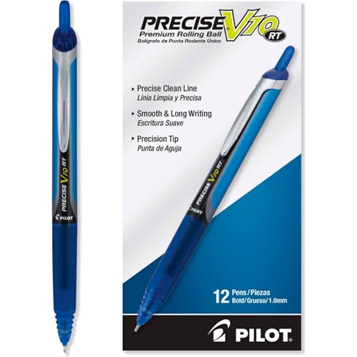 Pilot Precise V10 RT Rollerball Pen 1.0mm Blue