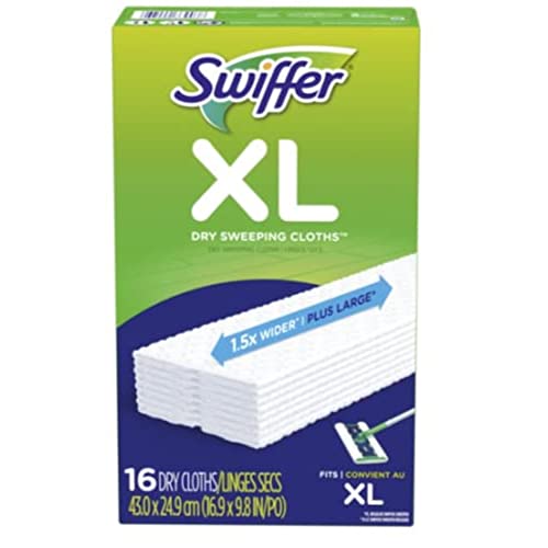Swiffer Sweeper XL Disposable Cloths, 16-Count, 3-Pack
