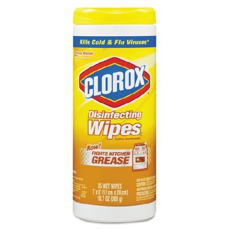 Clorox Disinfecting Wipes Lemon Fresh 35ct 12pk