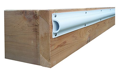 Dock Edge +D PVC Profile Dock Guard 16ft White