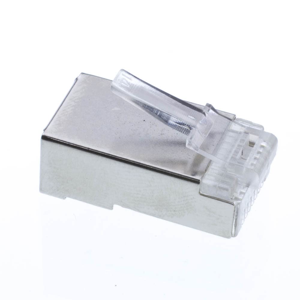 CableWholesale Cat5e RJ45 Shielded Connectors 8P8C 50-Pack