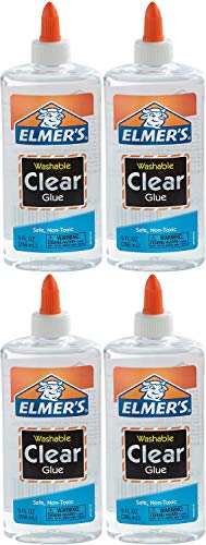 Elmer's Clear School Glue 9oz 4-Pack