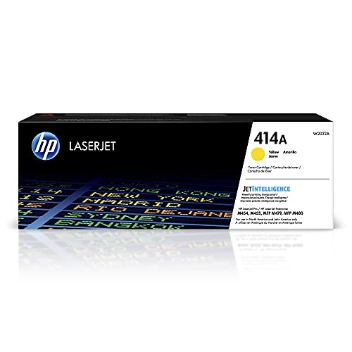 HP 414A W2022A Yellow Toner Cartridge 2,100 Pages