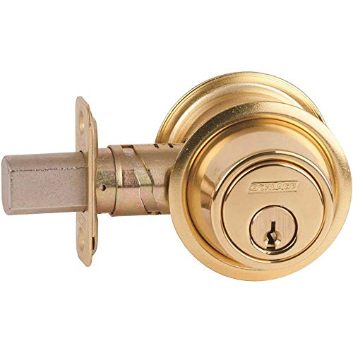 Schlage B562 Deadbolt, Bright Brass