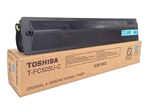 Toshiba Genuine TFC505UC Cyan Toner Cartridge for use in The eSTUDIO 2505AC / 4505AC / 3005AC / 5005AC / 3505AC