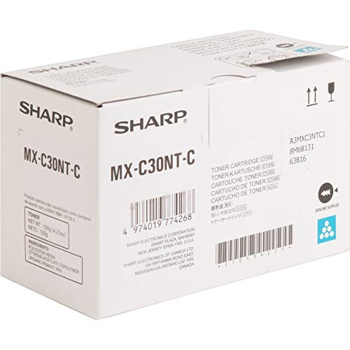 Sharp Toner Cartridge - Cyan (MXC30NTC)