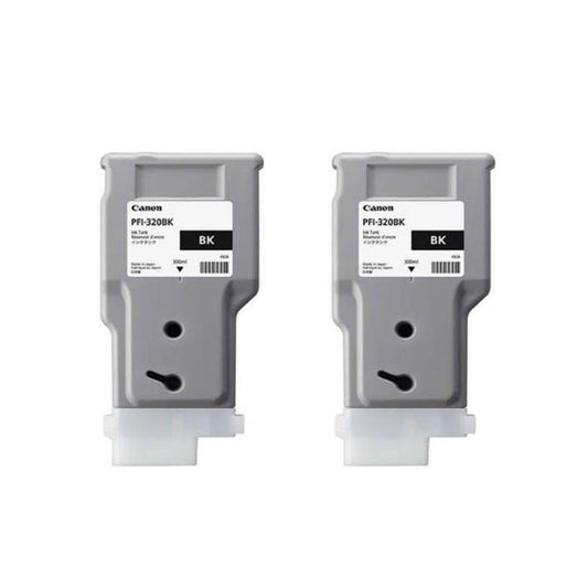 Canon PFI-320 Black Pigment Ink Tank 2-Pack