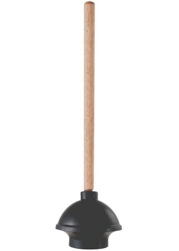 PLUMB PLUNGER 6" BLACK CUP