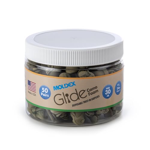 Moldex Glide Uncorded Earplugs 50-Pack, 6687