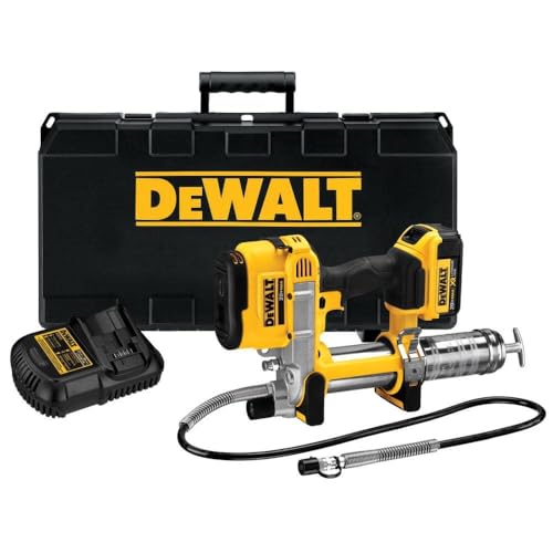 DEWALT DCGG571M1 20 Volt Max Lithium Ion Grease Gun Kit