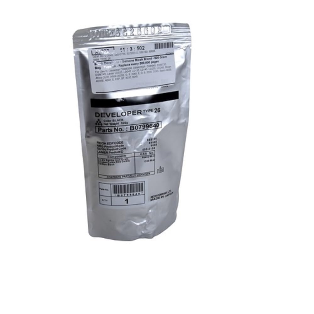 Ricoh Type 26 Black Developer B0799640