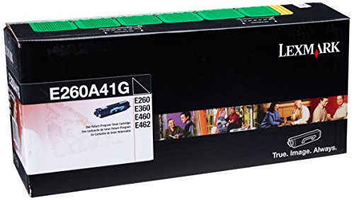 Lexmark E360 (E260A41G) Black OEM Toner Standard Yield (3,500 Yield)