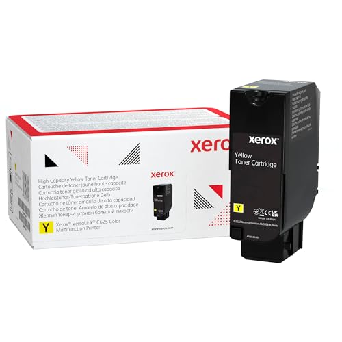 Xerox Genuine VersaLink C625 High Capacity Yellow Toner Cartridge, 16,000 Page Yield, 006R04639
