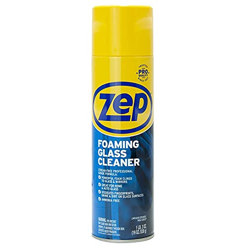 ZEP CLEANER GLASS FOAM 19OZ