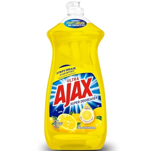 Ajax Super Degreaser Dish Liquid Lemon 28 oz