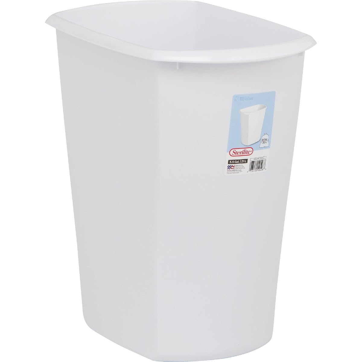 Sterilite 5.5 Gal. Rectangular Wastebasket - 1 Each