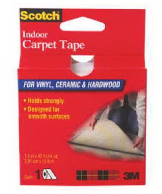 3M Scotch CT2010 Indoor Carpet Tape 1.5in x 42ft 4-Pack
