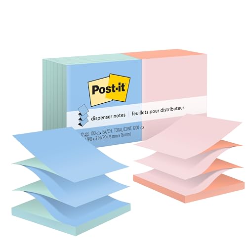 NOTES;POPUP;3X3;12PK;ASSRTD